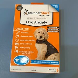 ThunderShirt Dog Anxiety XL Solid Gray